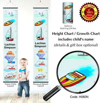 Height Charts - Boats and Ships