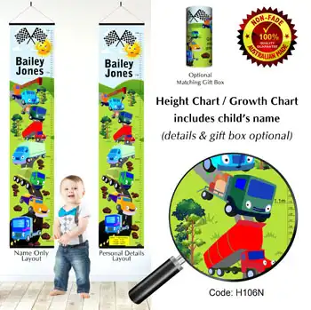 Height Charts - Trucks Rally