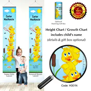 Height Charts - Stacked Ducks